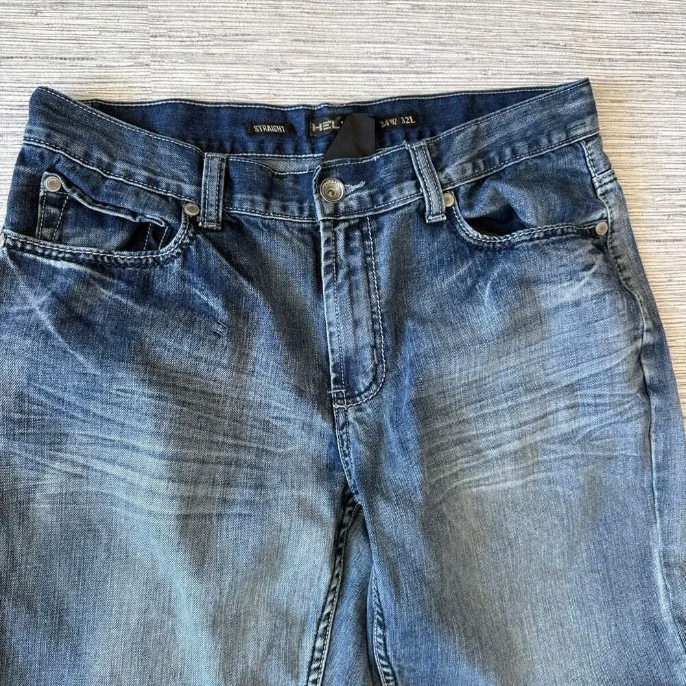 Helix Y2K Straight Leg Jeans 34x32